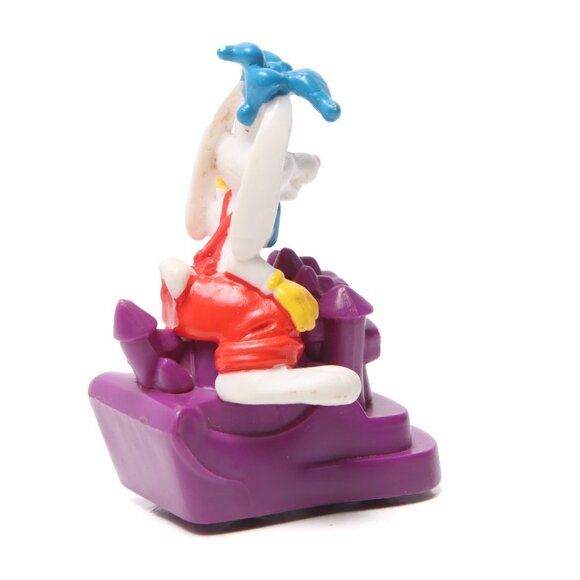 Disney Roger Rabbit Wind Up Toy Car Burger King Kids Club 1991 Retro Purple - Picture 7 of 7